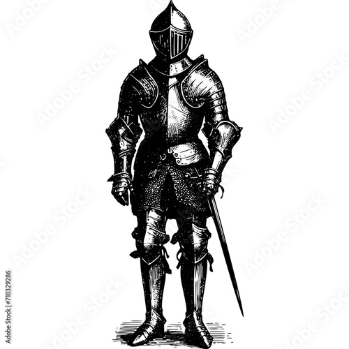 Knight In Full Plate Armour