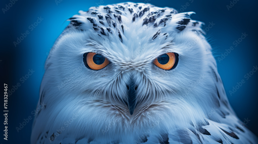 Obraz premium Majestic Snowy Owl Portrait