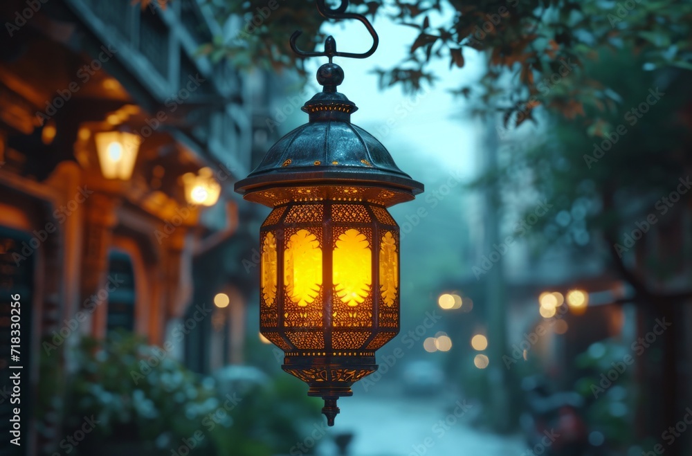 a lantern at night a lantern at night