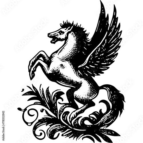 Pegasus Or Horse With Wings