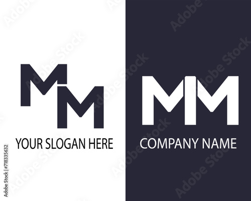NEW BEST MM creative initial latter logo.MM abstract.MM latter vector Design.MM Monogram logo design .company logo
