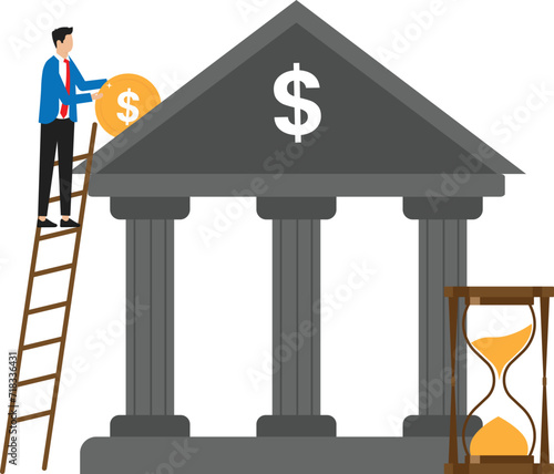 Businesswoman animation looks confused to choose between easy way or hard way. Cartoon in 4k resolution concept
