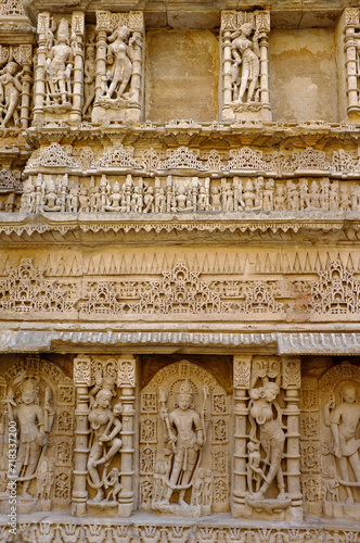 Rani ki vav Stepwell at Patan, Gujarat, India