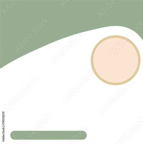 Plantilla cuadrada colorida para productos con espacio de copia. Vector