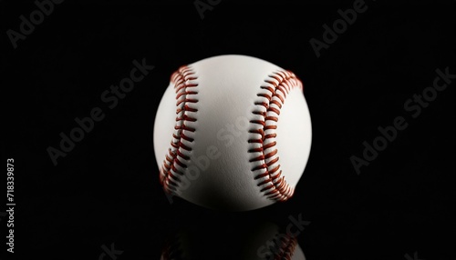 Baseball on a plain white background