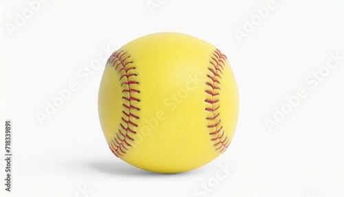 Softball on a plain white background