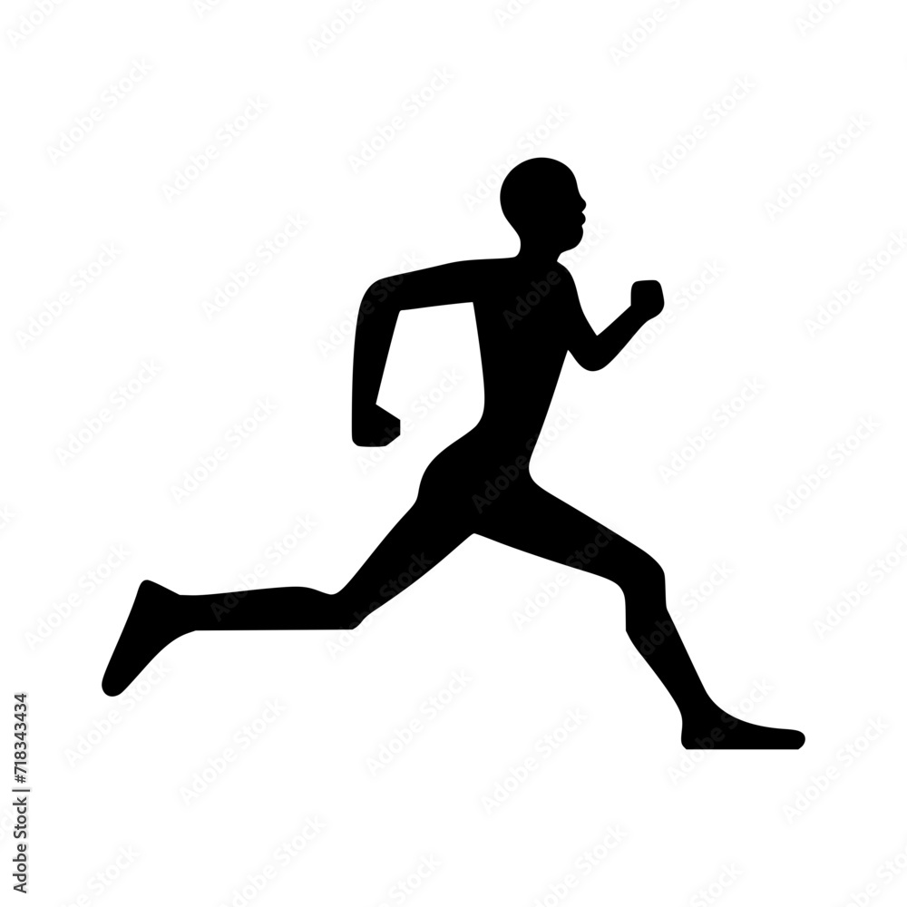 running man silhouette