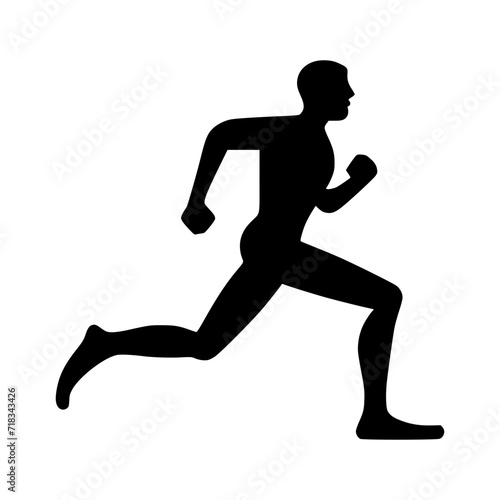 running person silhouette © CreativeDesigns