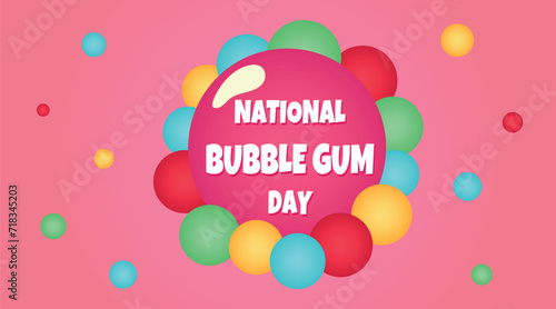 Banner for National Bubble Gum Day