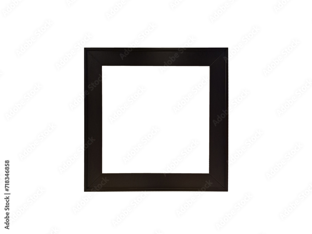 Simple black frame isolated on white background Simple black frame isolated on white background