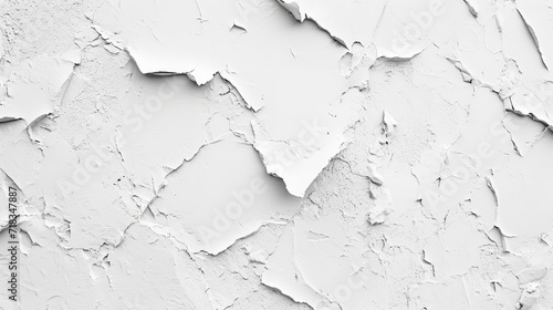 White Rough Filler Plaster Façade Wall Texture