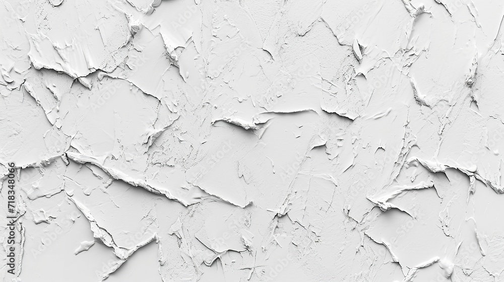 White Rough Filler Plaster Façade Wall Texture

