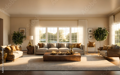 Traditional Interior design - Living room