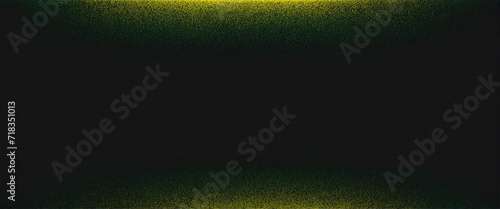 Abstract color gradient on dark grainy background, green yellow red noise texture header poster banner design, copy space