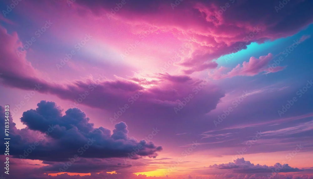 Obraz premium Abstract 3D Fantasy Sky Render