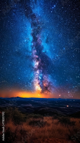 stars in the sky. AI generative © SANGHYUN