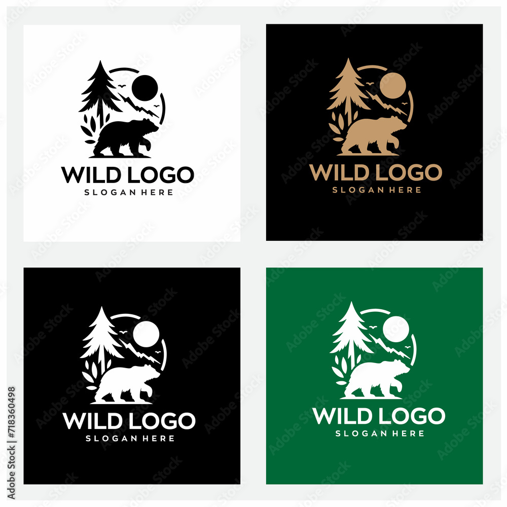 wild logo editable file