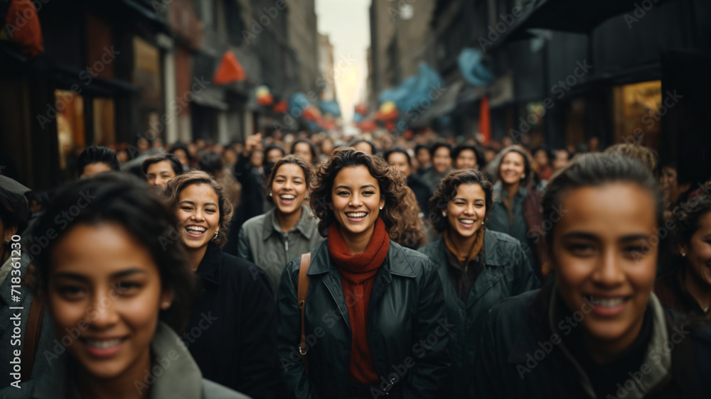 Large group of people smiling Large group of people smiling