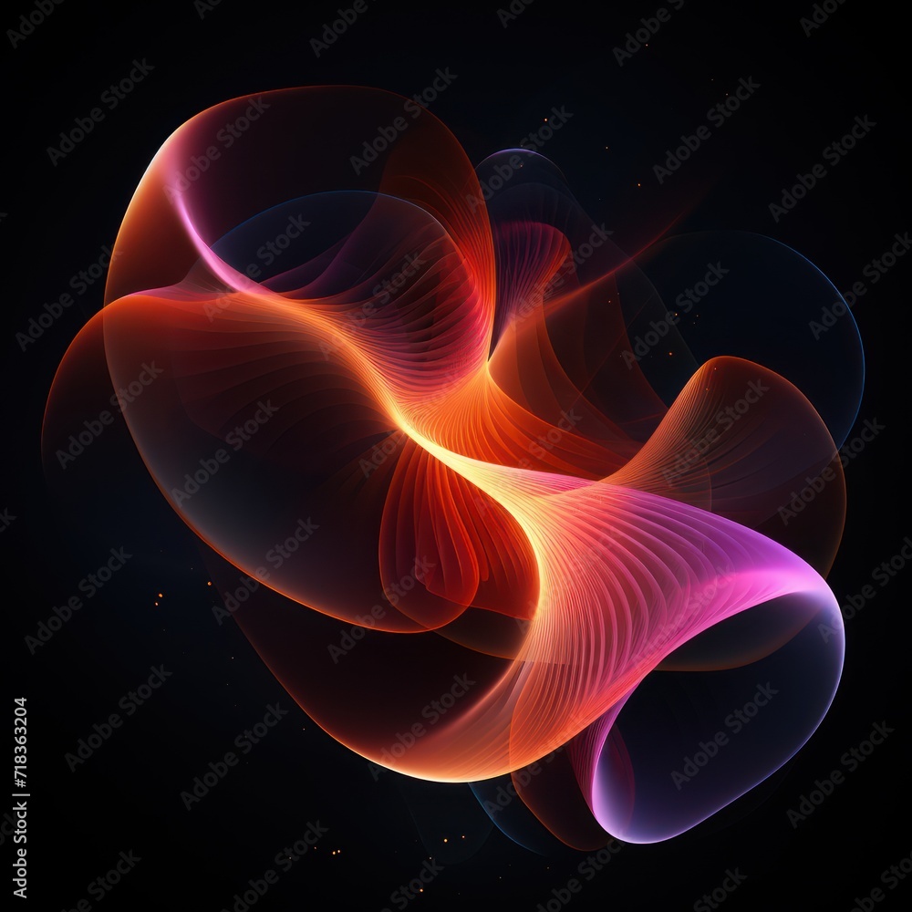 Fototapeta premium Beautiful neon effects. For design