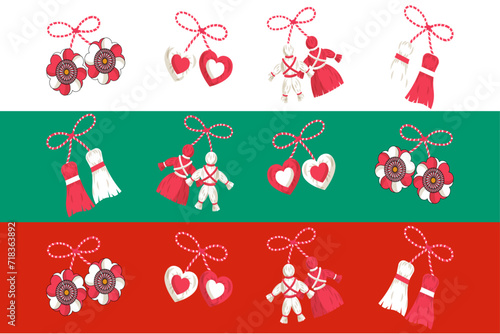 Premium pattern Baba Marta Martisor