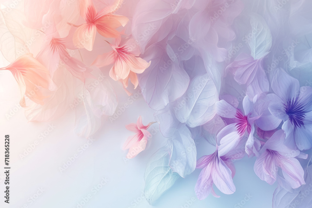 dreamy and ethereal design with soft pastel hues