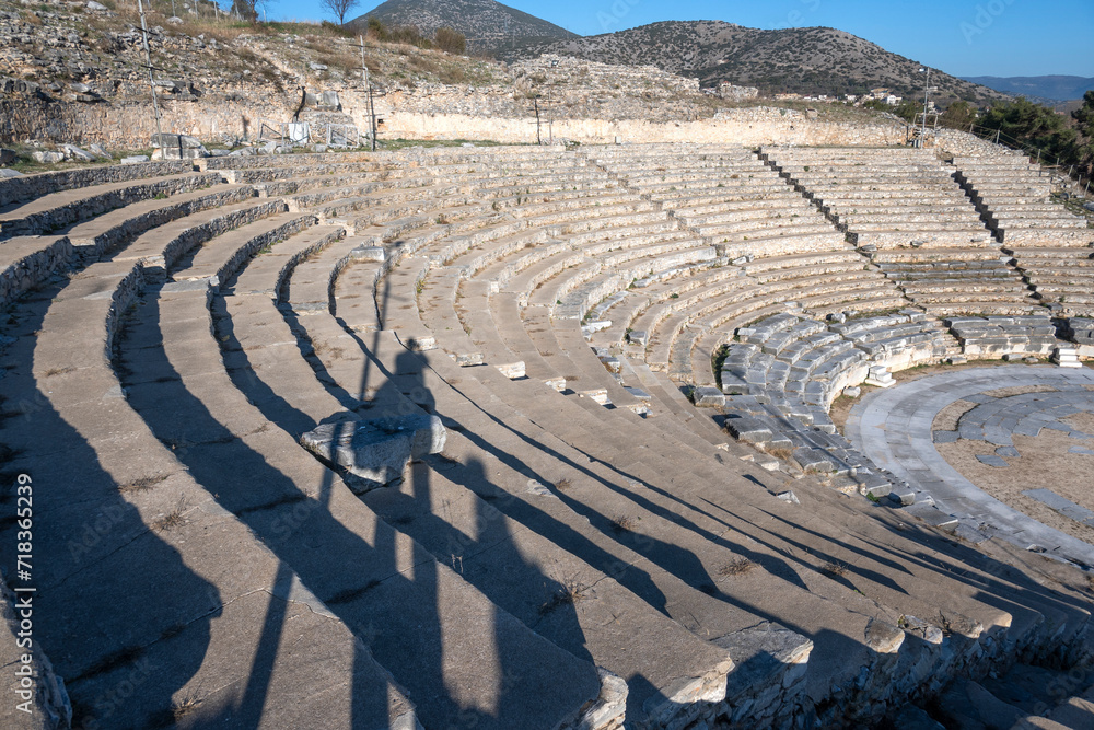 Ruins at archaeological area of Philippi, Greece Ruins at archaeological area of Philippi, Greece
