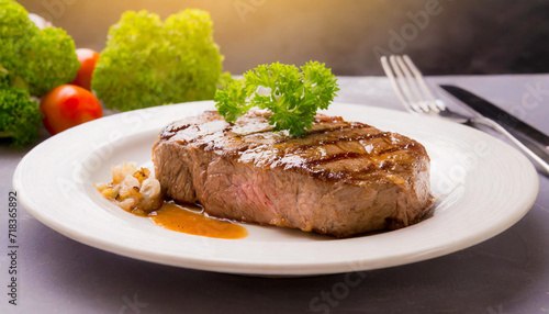 rustic steak medium