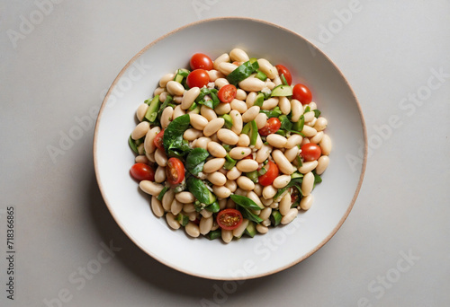 Delicious White Bean Salad from Above