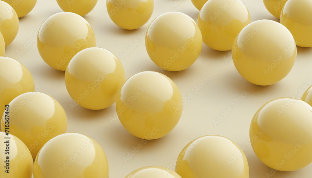 Golden orbs, digital art Golden orbs, digital art