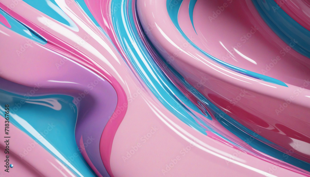 Modern Abstract 3D Design Illustration Modern Abstract 3D Design Illustration