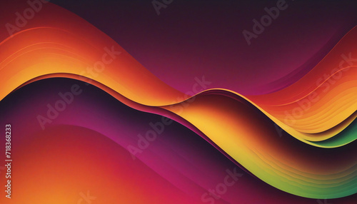 Multicolored Grainy Wave Background