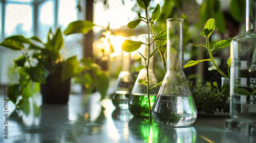 Green Science, Laboratory Research with Plants, Blending Chemistry and Botany for Environmental Studies