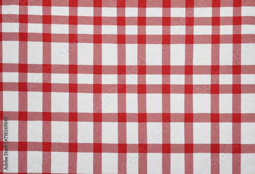 Checkerboard Tablecloth Texture for Picnic or Italian Dining