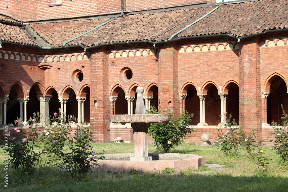 courtyard of a church