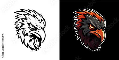 eagle mascot logo photo