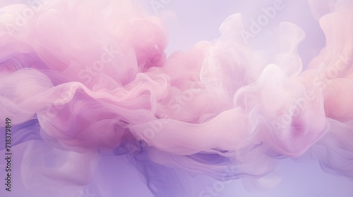  a close up of a pink and white substance on a blue and purple background with a light reflection on the bottom of the image. #718379849