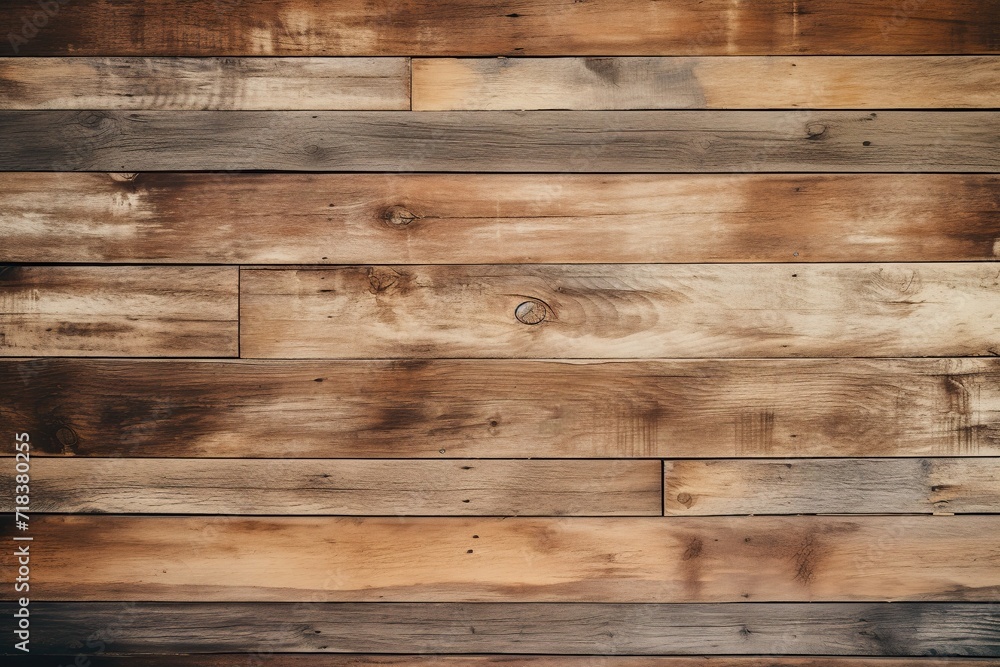 Fototapeta premium Reclaimed Pallet Wood Texture with Rustic Charm and Rough, Uneven Planks