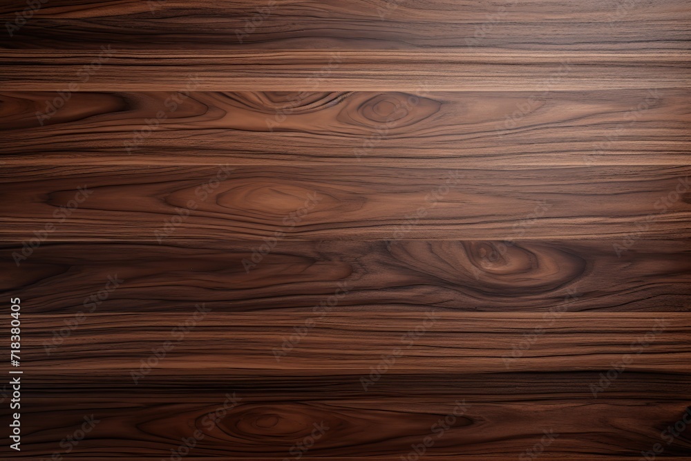 Fototapeta premium Rich Chocolate Brown Dark Walnut Background Plane with Fine Grain Texture