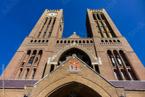 Saint Bavo's Cathedral Basilica (Koepel Kathedraal), Roman Catholic church built in neo-Roman style. Cathedral Basilica is dedicated to the patron of Haarlem. Haarlem, North Holland, the Netherlands. photo