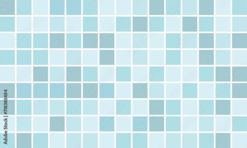 blue square mosaic tile Geometric background with space for studio room design, minimalist pastel wall backdrop. Vector illustration blue square mosaic tile Geometric background with space for studio room design, minimalist pastel wall backdrop. Vector illustration