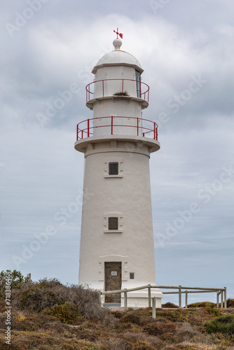 Historic Corny Point Lighthouse  1882  - Yorke Peninsula  South Australia