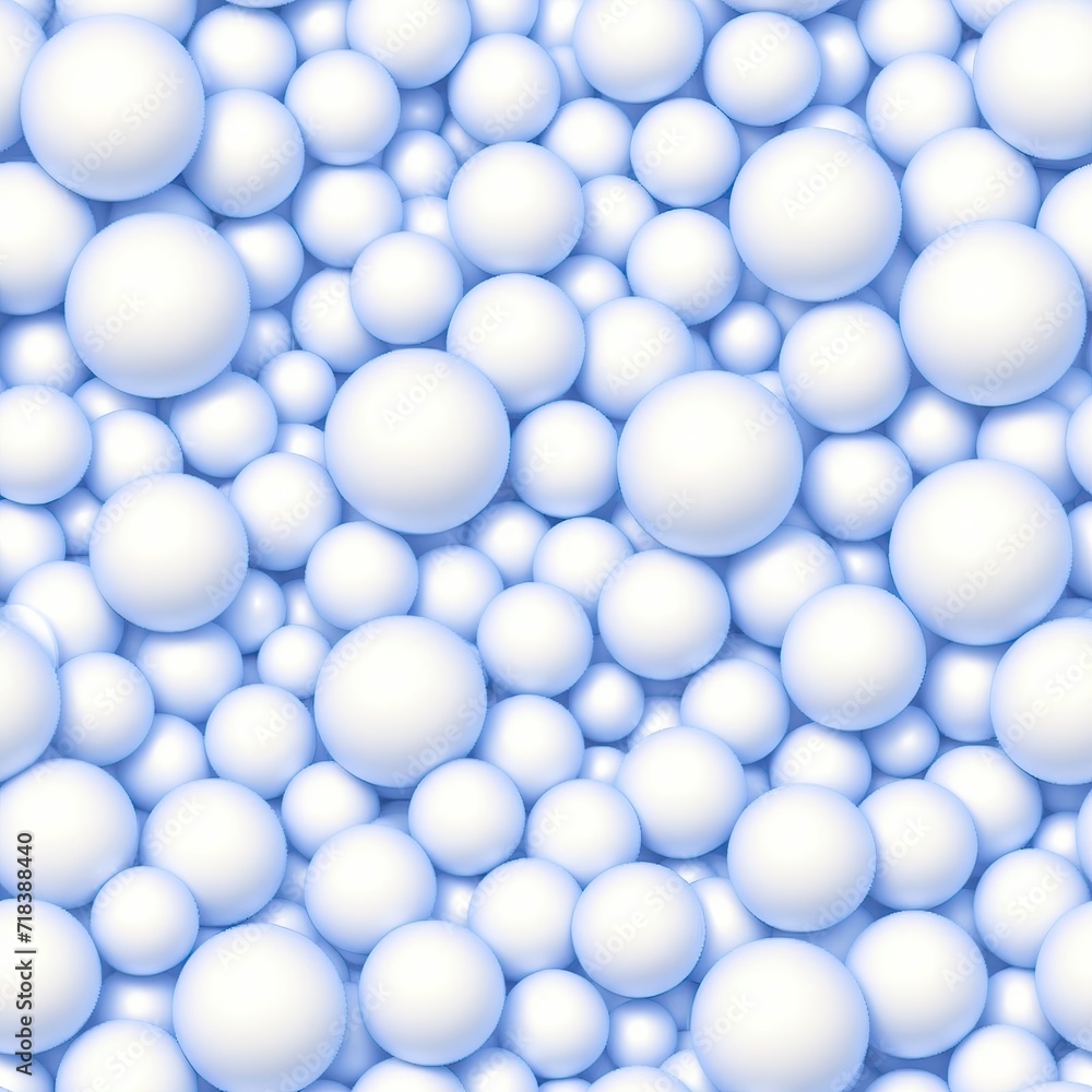 Seamless pattern. White balls. Foam. Illustration. Seamless pattern. White balls. Foam. Illustration.