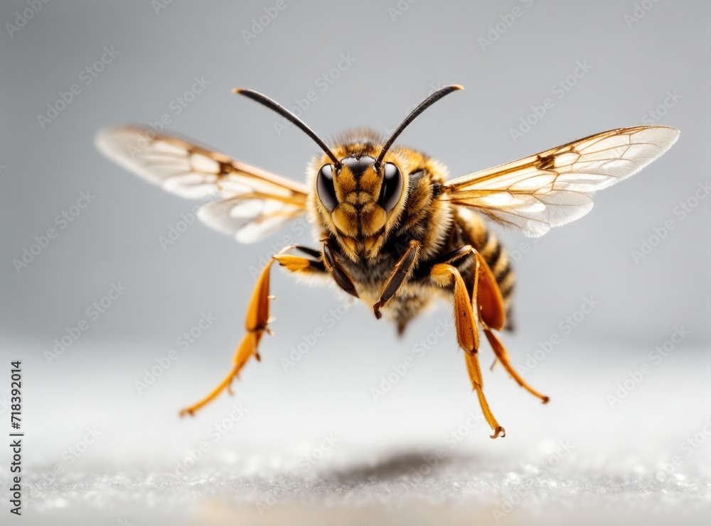 Elegant Hornet on White Elegant Hornet on White