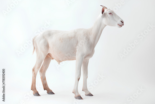 goat on white