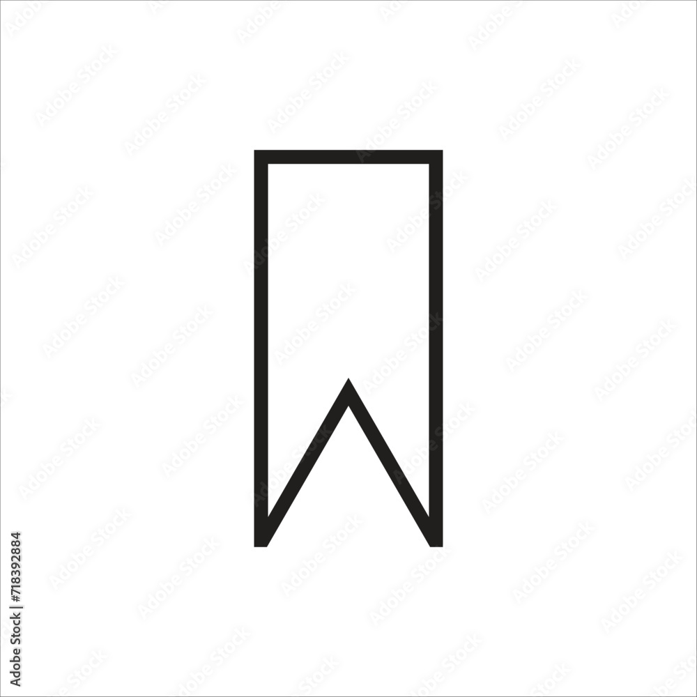 book mark vector icdon line template book mark vector icdon line template