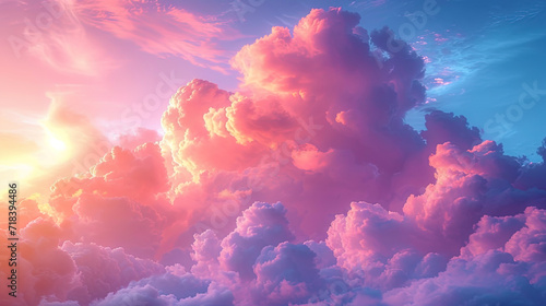 A photograph of the sky, painted in shades of peach and lavender, creating an incredibly delicate