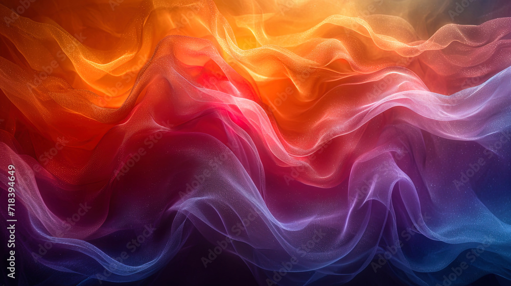 A picture with abstract forms, as if smooth transitions of colors create a feeling of harmony A picture with abstract forms, as if smooth transitions of colors create a feeling of harmony