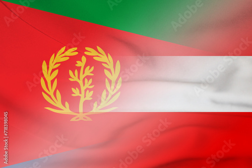 Eritrea and Austria government flag transborder negotiation AUT ERI