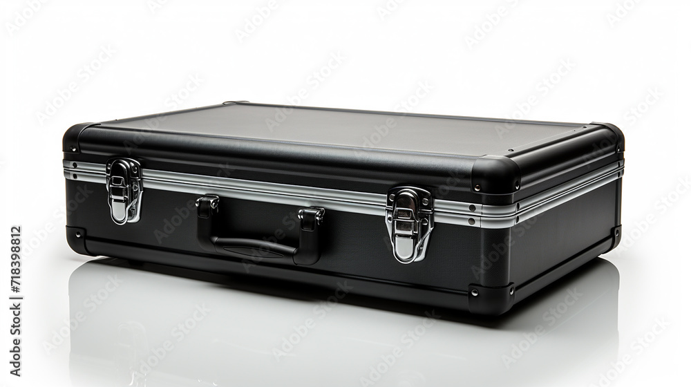 Black leather briefcase photo Black leather briefcase photo
