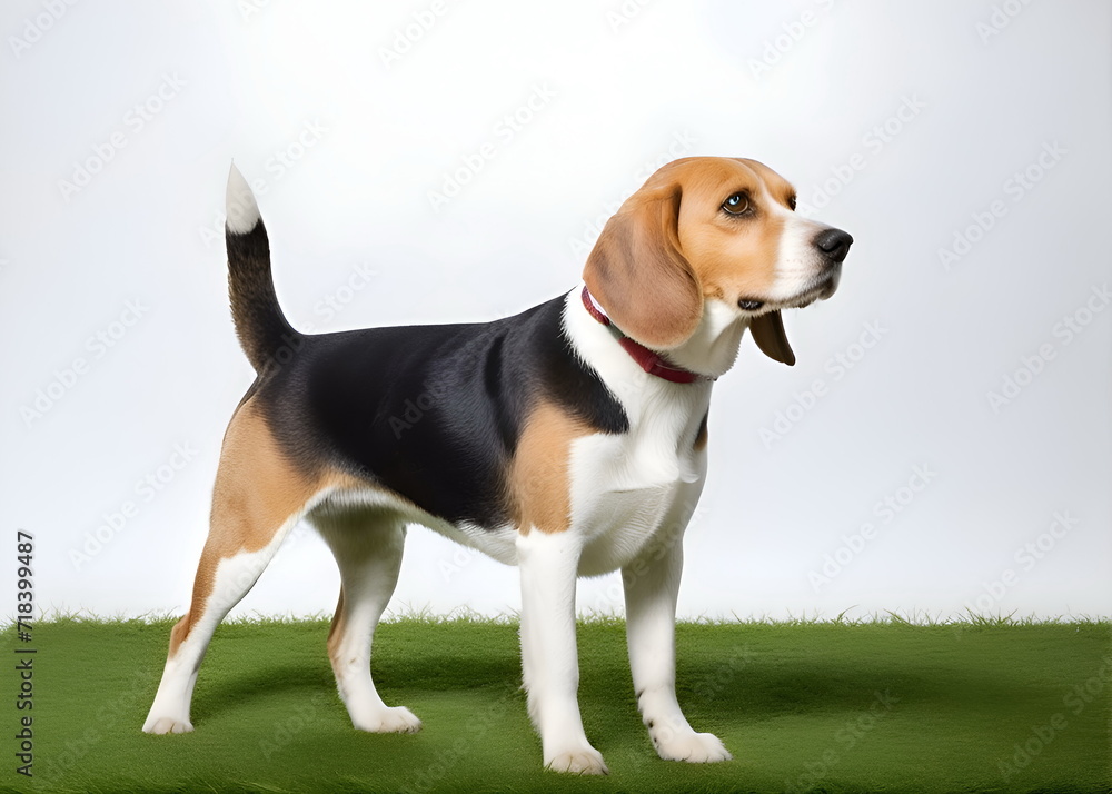 Portrait of the Beagle dog